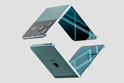 Lạ lẫm ý tưởng iPhone Air vỏ sò có thể gập lại
