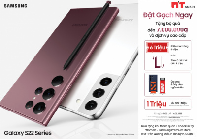 Đặt trước Galaxy S22 Series nhận ngay ưu đãi khủng tại MT Smart
