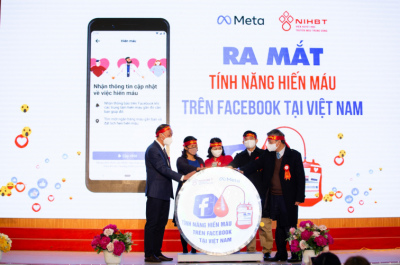 Facebook triển khai tính năng hiến máu tại Việt Nam