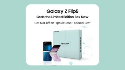 Hộp Galaxy Z Flip5 phiên bản giới hạn đi kèm quà tặng BTS ra mắt tại Ấn Độ
