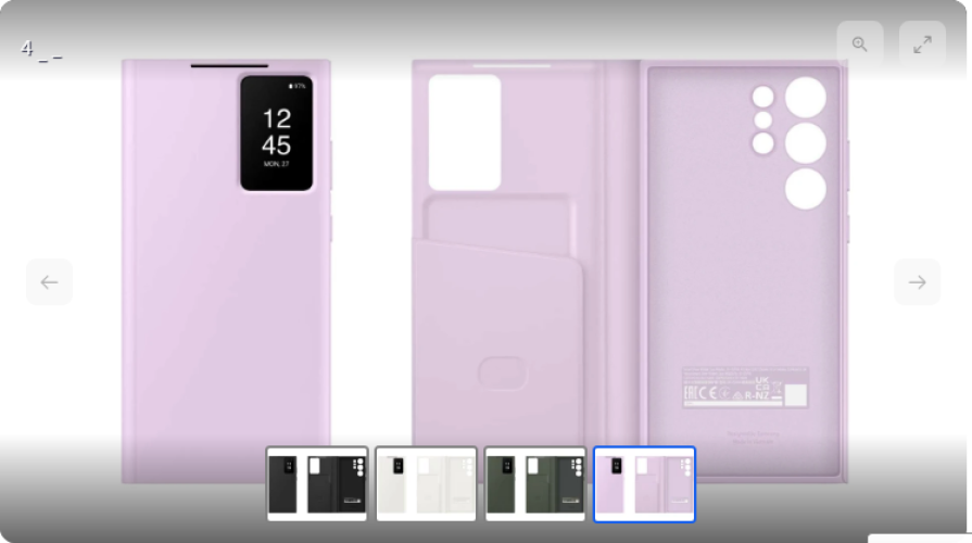 Ốp lưng chính hãng cho Samsung Galaxy S23 Ultra bị rò rỉ, xác nhận nhiều thông tin
