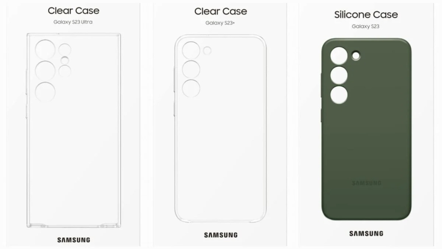 Xuất hiện thêm hình ảnh ốp lưng dòng Galaxy S23 Series trước thềm sự kiện Unpacked