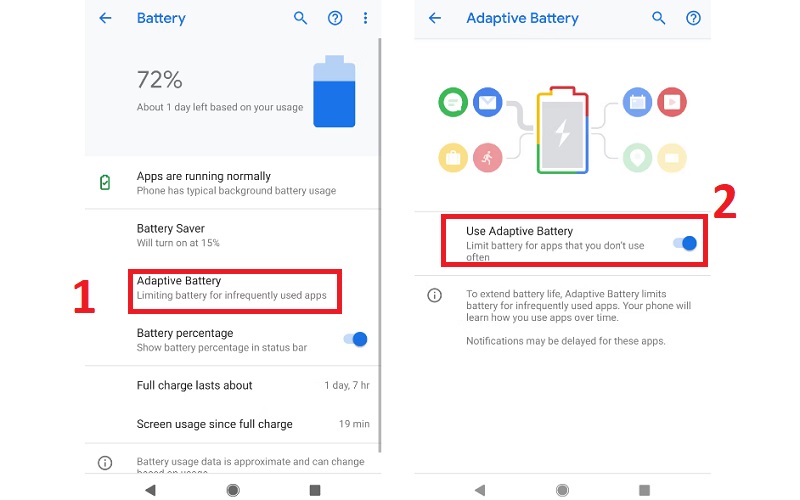 Vô hiệu hóa tính năng Tối ưu hóa pin phần mềm
