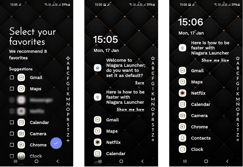 Sử dụng Trình khởi chạy ứng dụng