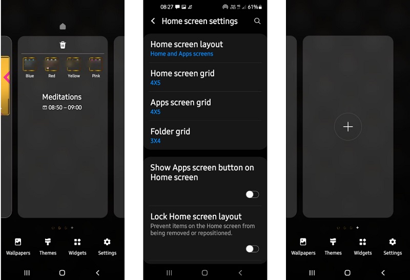 Thêm màn hình chính bổ sung