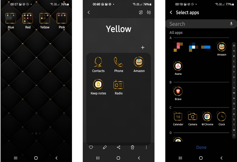 Sử dụng cấu trúc thư mục được mã hóa màu
