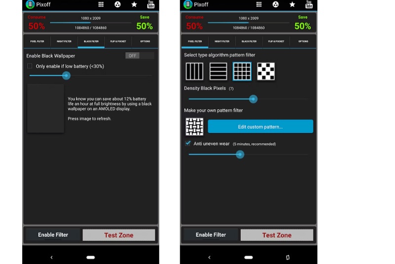Vô hiệu hóa pixel màn hình bằng cách thủ công
