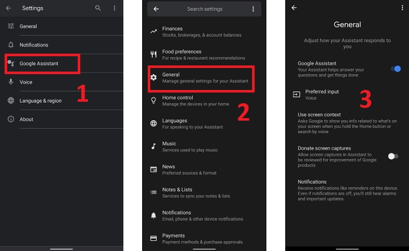 Tắt tính năng Trợ lý ảo Google