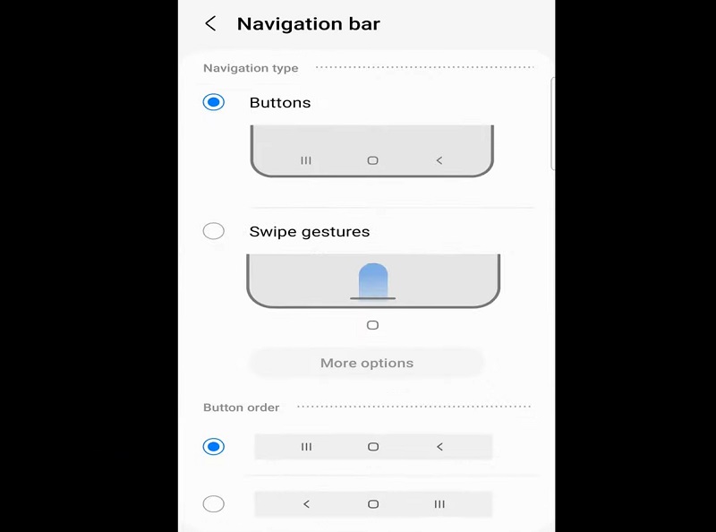 Thay đổi cách thức điều hướng trên điện thoại