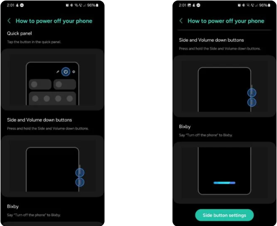 Ba cách để truy cập menu nguồn trên điện thoại Samsung khi Bixby được gán cho nút bên có thể bạn chưa biết