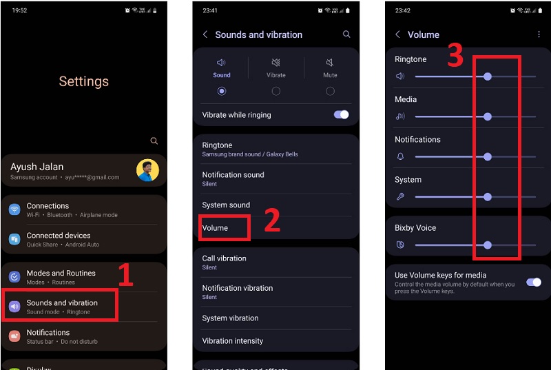 Sử dụng Cài đặt trên điện thoại