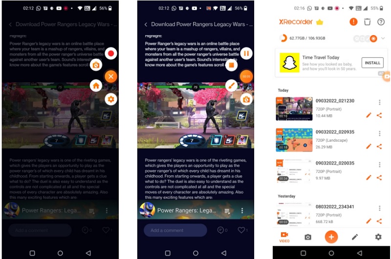 Hướng dẫn sử dụng ứng dụng Ghi âm của bên thứ 3