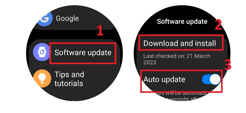 Cập nhật phần mềm ứng dụng và hệ điều hành đồng hồ để khắc phục lỗi GPS