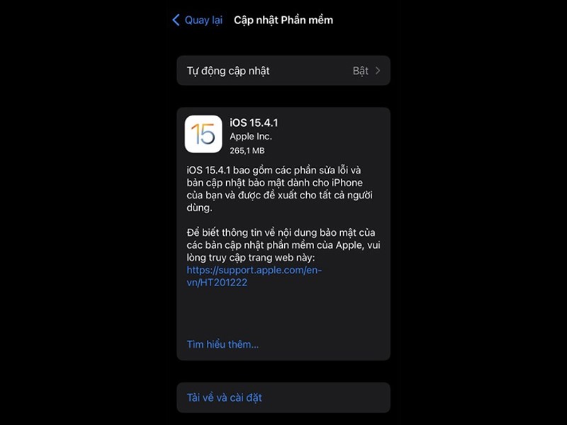 Apple ra mắt iOS 15.4.1 khắc phục lỗi hao hụt pin cho cả iPhone lẫn iPad