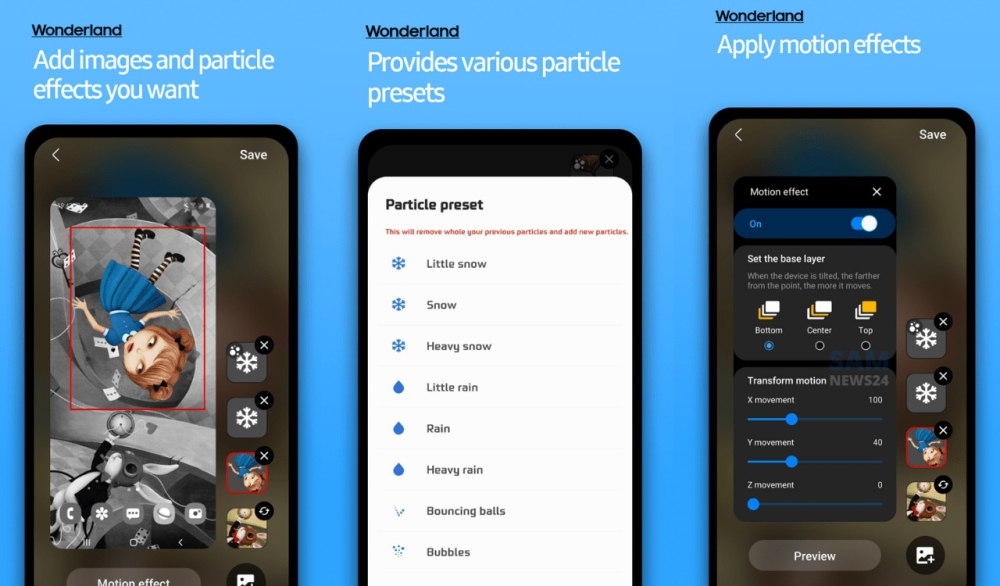 Bản cập nhật Samsung Wonderland sẽ mang đến hình nền kép cho điện thoại gập của Samsung