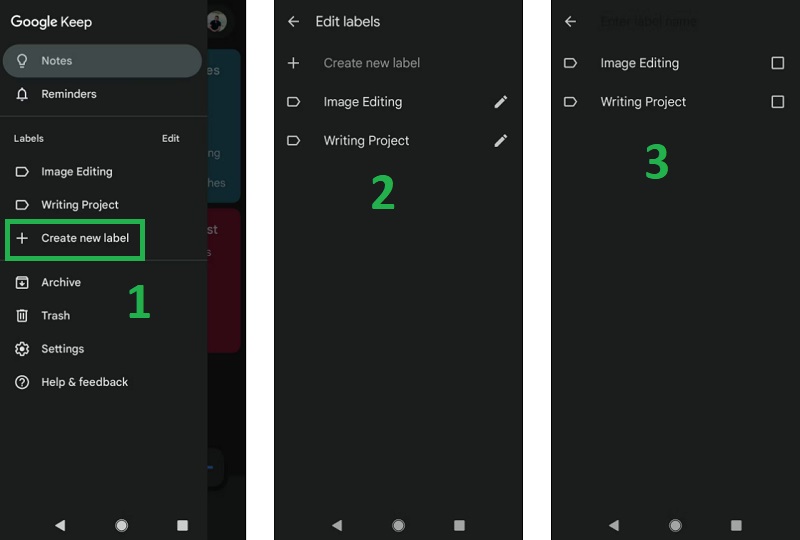 Sắp xếp bản ghi chú bằng cách gắn nhãn