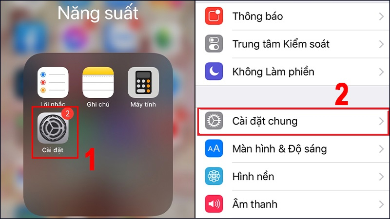 Bật tắt nút Home ảo trên iPhone
