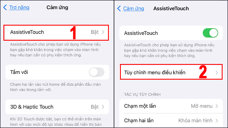 Cài đặt nút Home ảo trên iPhone