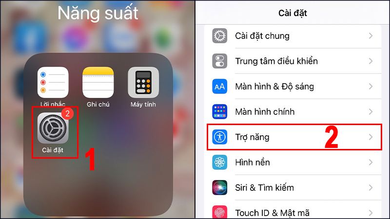 Bật tắt nút Home ảo trên iPhone