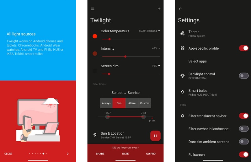 Ứng dụng Twilight