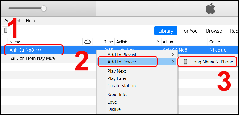 Bỏ túi những cách chép nhạc vào iPhone bằng iTunes mới nhất