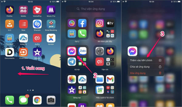 Cách ẩn ứng dụng trên iPhone bằng App Library