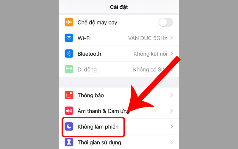 Cách bật chế độ không làm phiền trên iPhone cực kỳ nhanh chóng