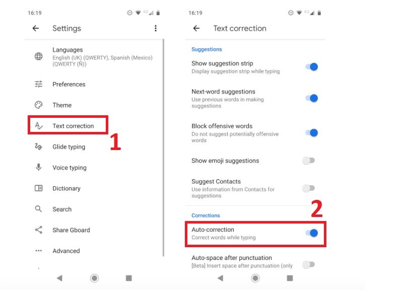 Cách tắt tính năng Tự động sửa lỗi