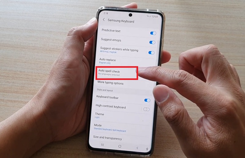 Cách bật tắt tính năng Spell Check (Kiểm tra chính tả)