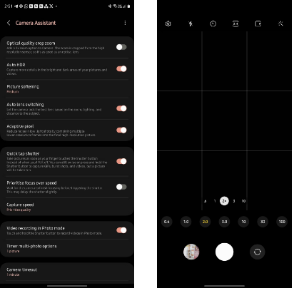 Cách bật tính năng Thu phóng cảm biến 2x trên dòng Galaxy S23 cực hữu ích