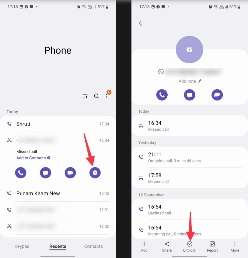 Cách bỏ chặn số trên điện thoại trên điện thoại Samsung cực đơn giản