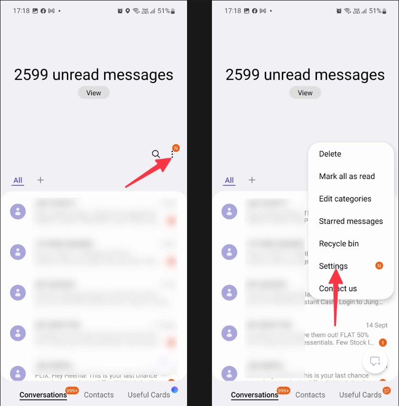 Cách bỏ chặn số trên điện thoại trên điện thoại Samsung cực đơn giản