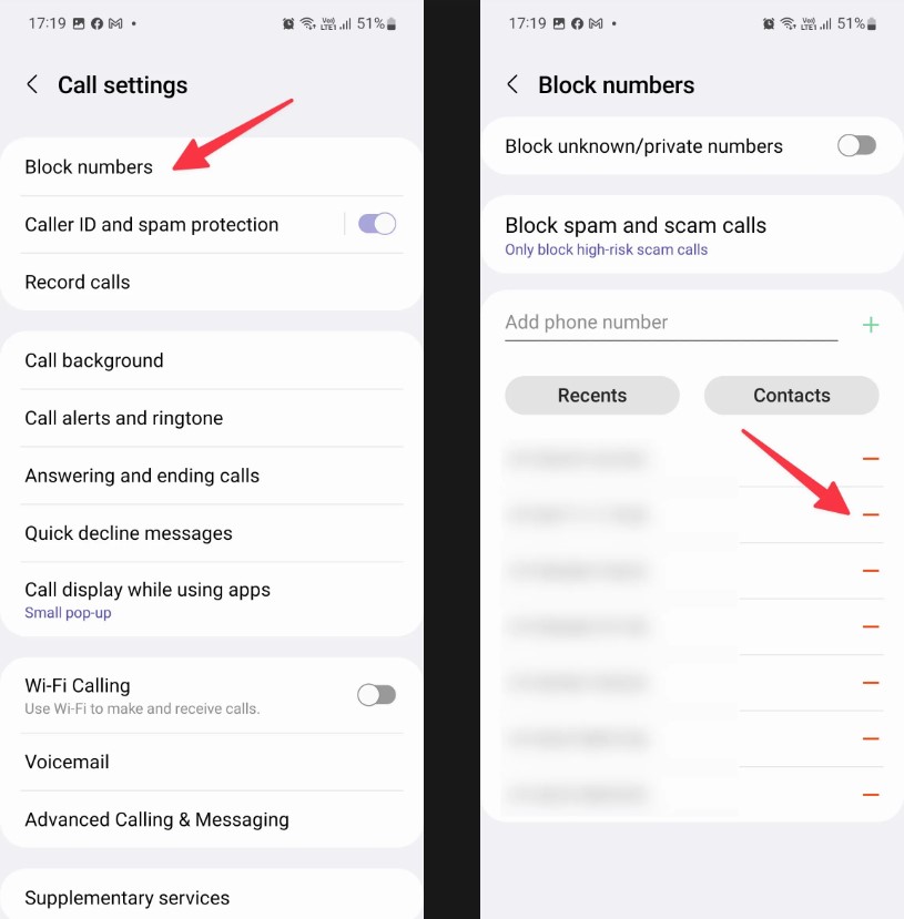 Cách bỏ chặn số trên điện thoại trên điện thoại Samsung cực đơn giản