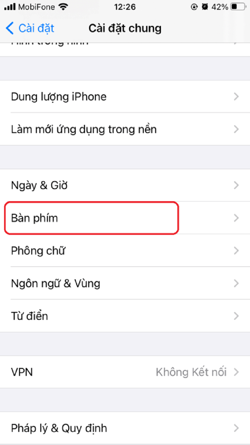 Cách chỉnh bàn phím trên iPhone bạn nên biết