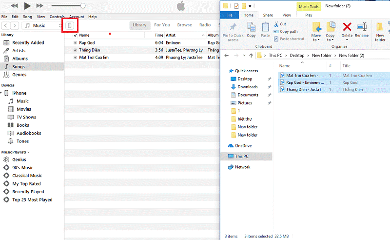 Cách copy nhạc vào iPhone dành cho bạn