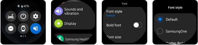 Cách sử dụng phông chữ SamsungOne trên điện thoại và đồng hồ thông minh Samsung