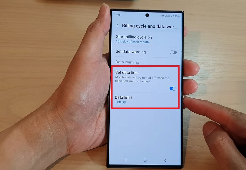 Tăng thêm giới hạn dữ liệu được phép kết nối