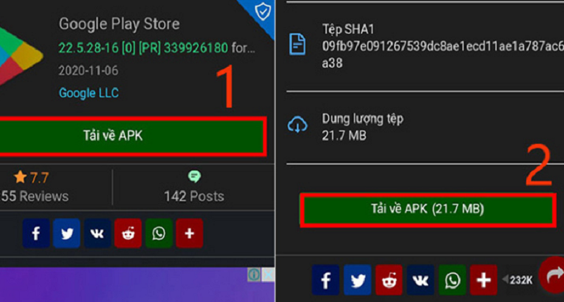 Cách tải CH Play cho điện thoại Samsung