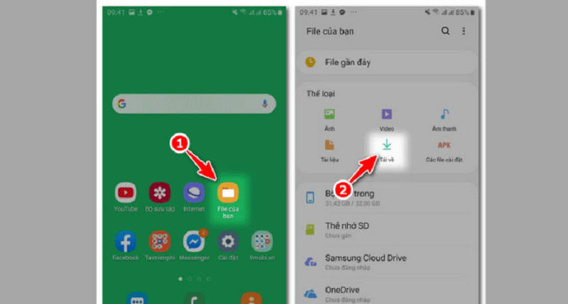 Cách tải CH Play cho điện thoại Samsung