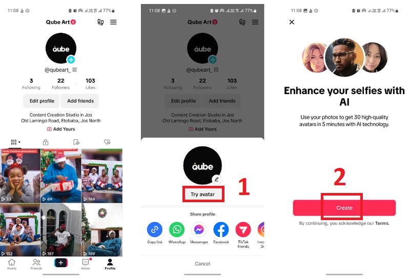 Cách tạo hình Avatar AI miễn phí trên TikTok