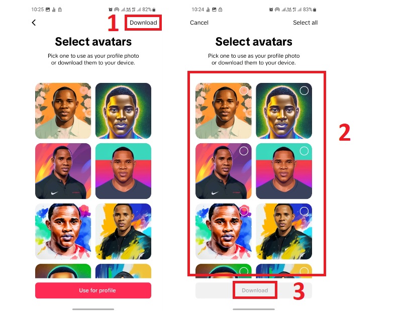 nhấn nút Download (Tải xuống).