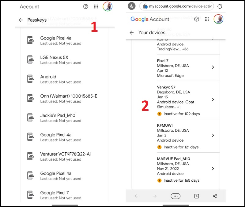 Cách tìm thiết bị Android để tạo mã mật khẩu 