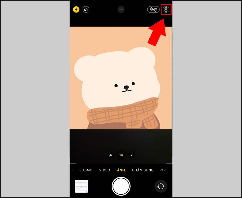 cách tắt tiếng chụp ảnh trên iPhone