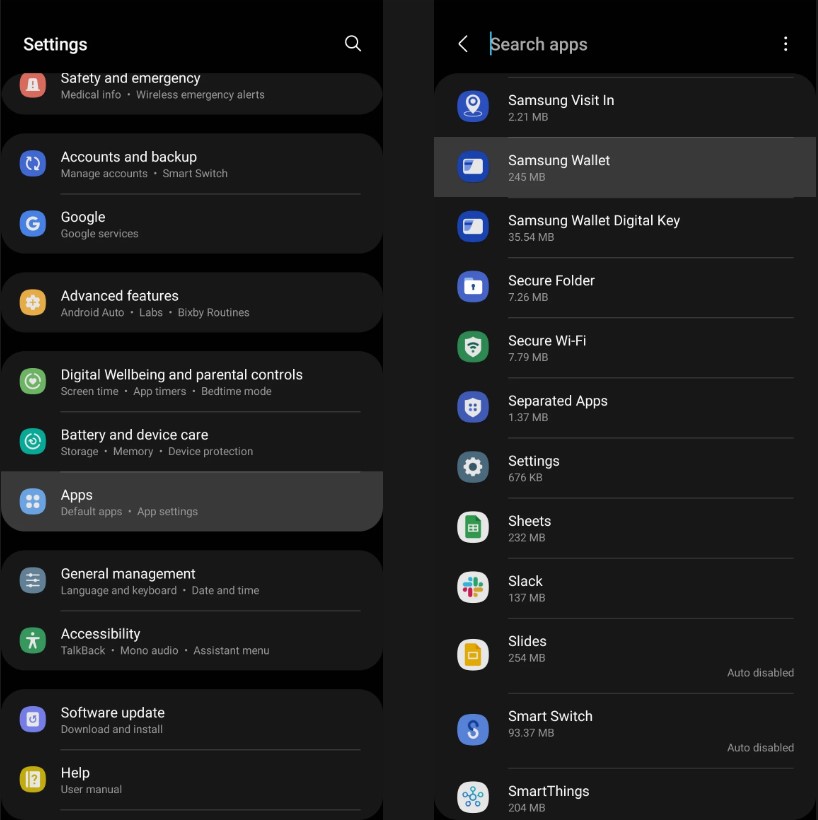 Cách tắt, vô hiệu hóa Samsung Wallet, Samsung Pay trên điện thoại Samsung cực dễ