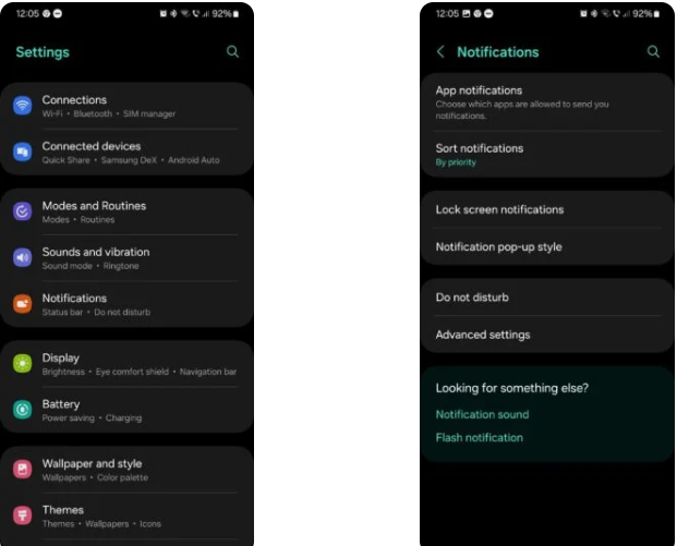 Cách thay đổi cài đặt biểu tượng thông báo trên thanh trạng thái trong One UI cực dễ dàng