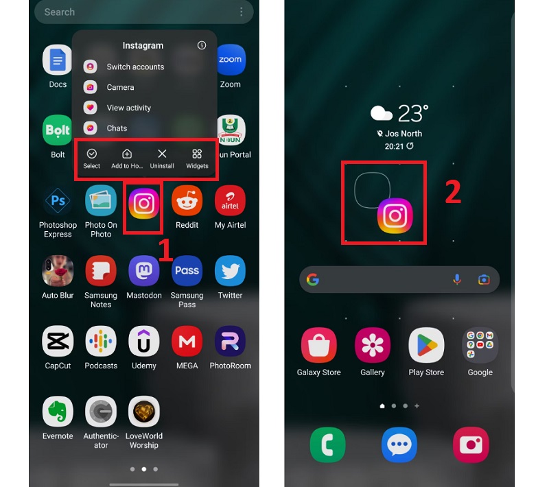 Cách thêm ứng dụng vào màn hình chính trên điện thoại Android