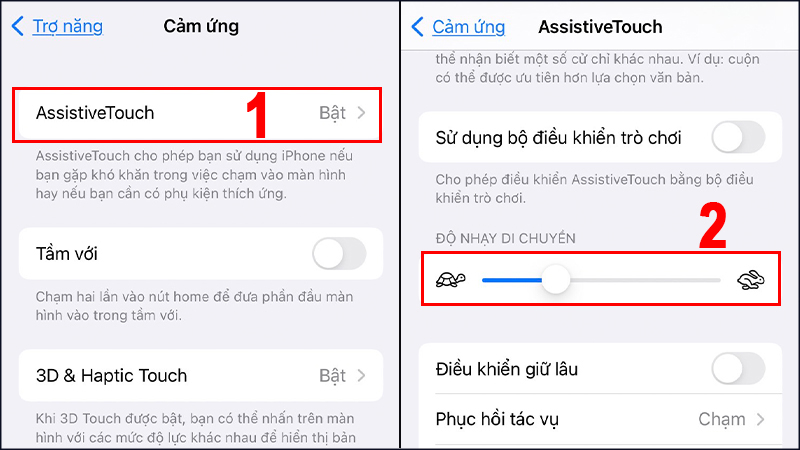 Cài đặt nút Home ảo trên iPhone
