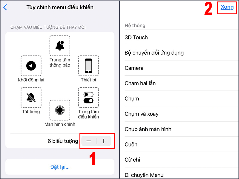 Cài đặt nút Home ảo trên iPhone