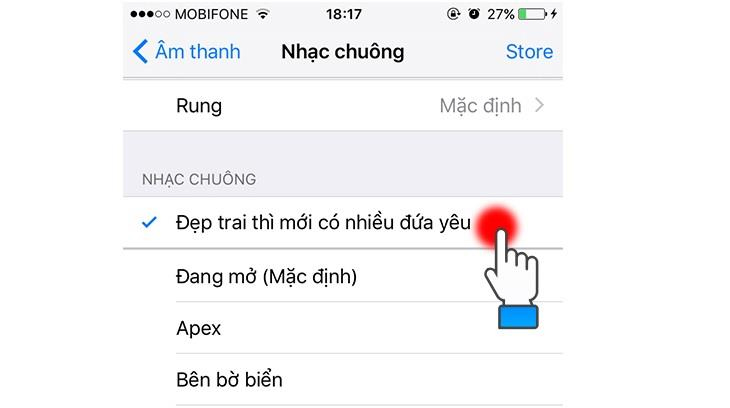 cài nhạc chuông iPhone