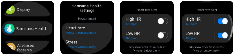 Cách cài đặt cảnh báo nhịp tin trên Galaxy Watch giúp bảo vệ sức khỏe của bạn